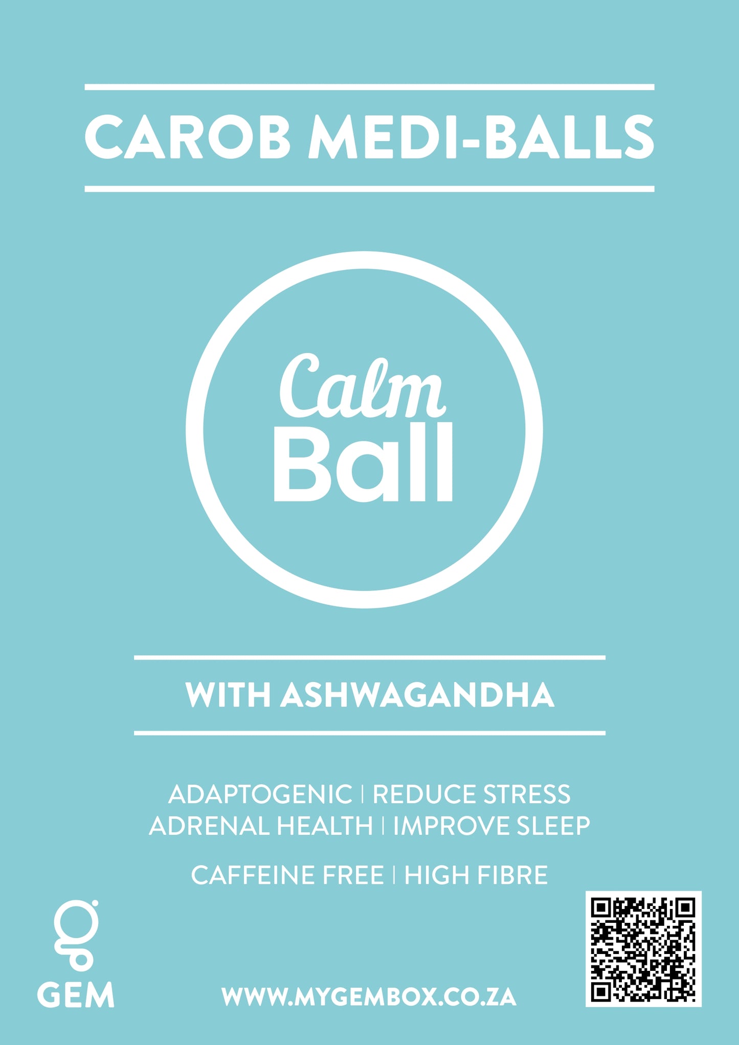 COMING SOON! Calm Ball ~ Ashwagandha Carob Supplement